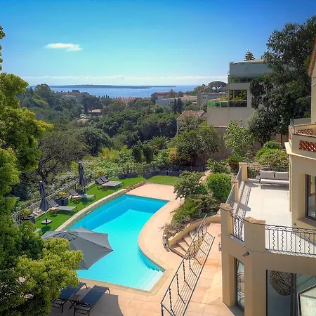 Frgk Mathis - Luxury, Sea View & Pool Jean De Noailles 빌라 칸느